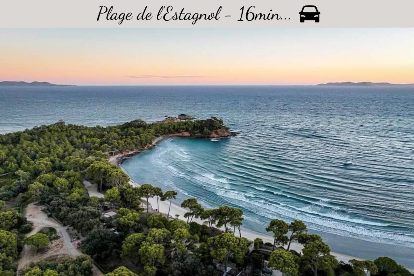 Netflix - Lit Queen Size - Terrasse Plein Sud - Climatisation - 2'Centre-Ville - 6'Mer - Parking Prive - 56M2 - L'Olivine - Offre Speciale La Londe-les-Maures Exterior foto