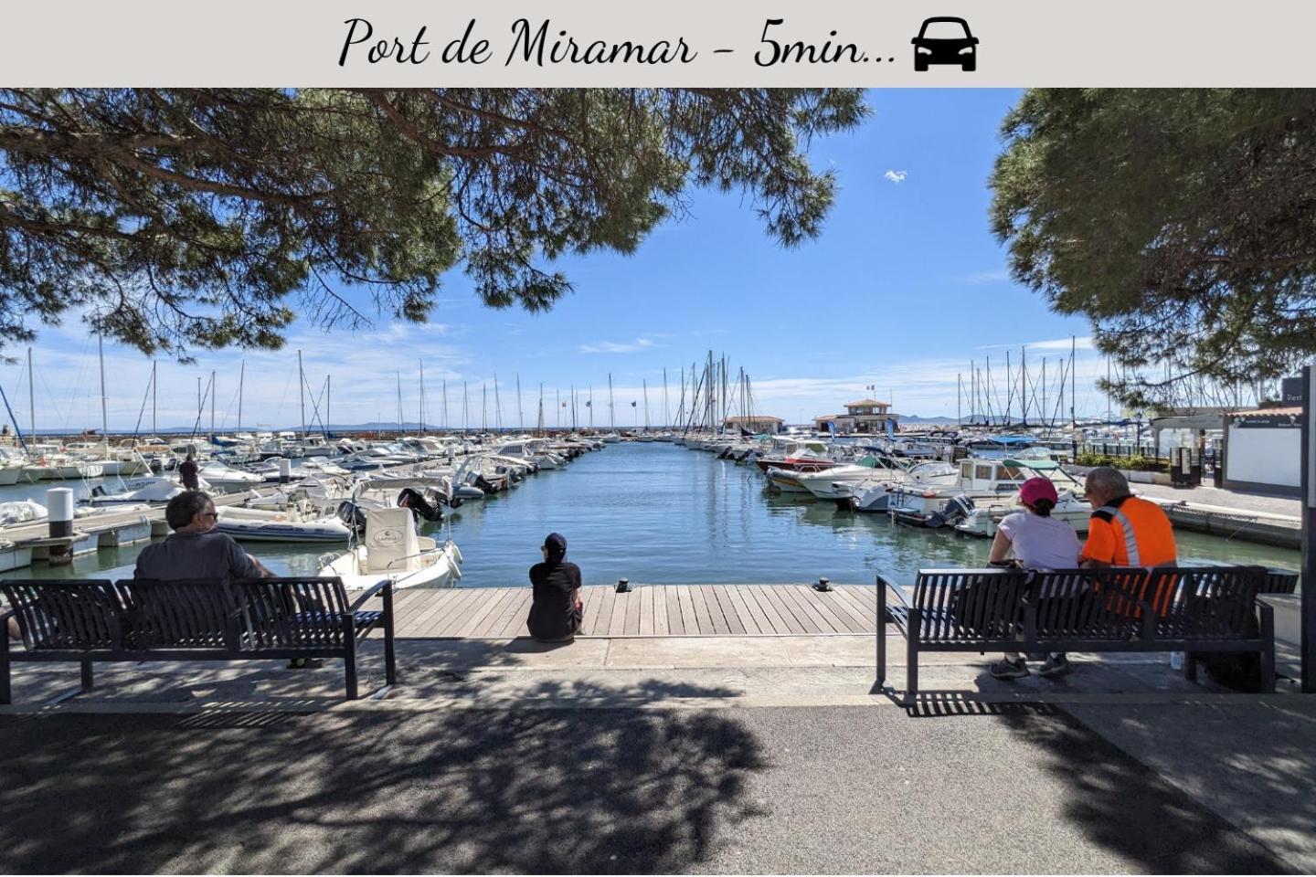 Netflix - Lit Queen Size - Terrasse Plein Sud - Climatisation - 2'Centre-Ville - 6'Mer - Parking Prive - 56M2 - L'Olivine - Offre Speciale La Londe-les-Maures Exterior foto