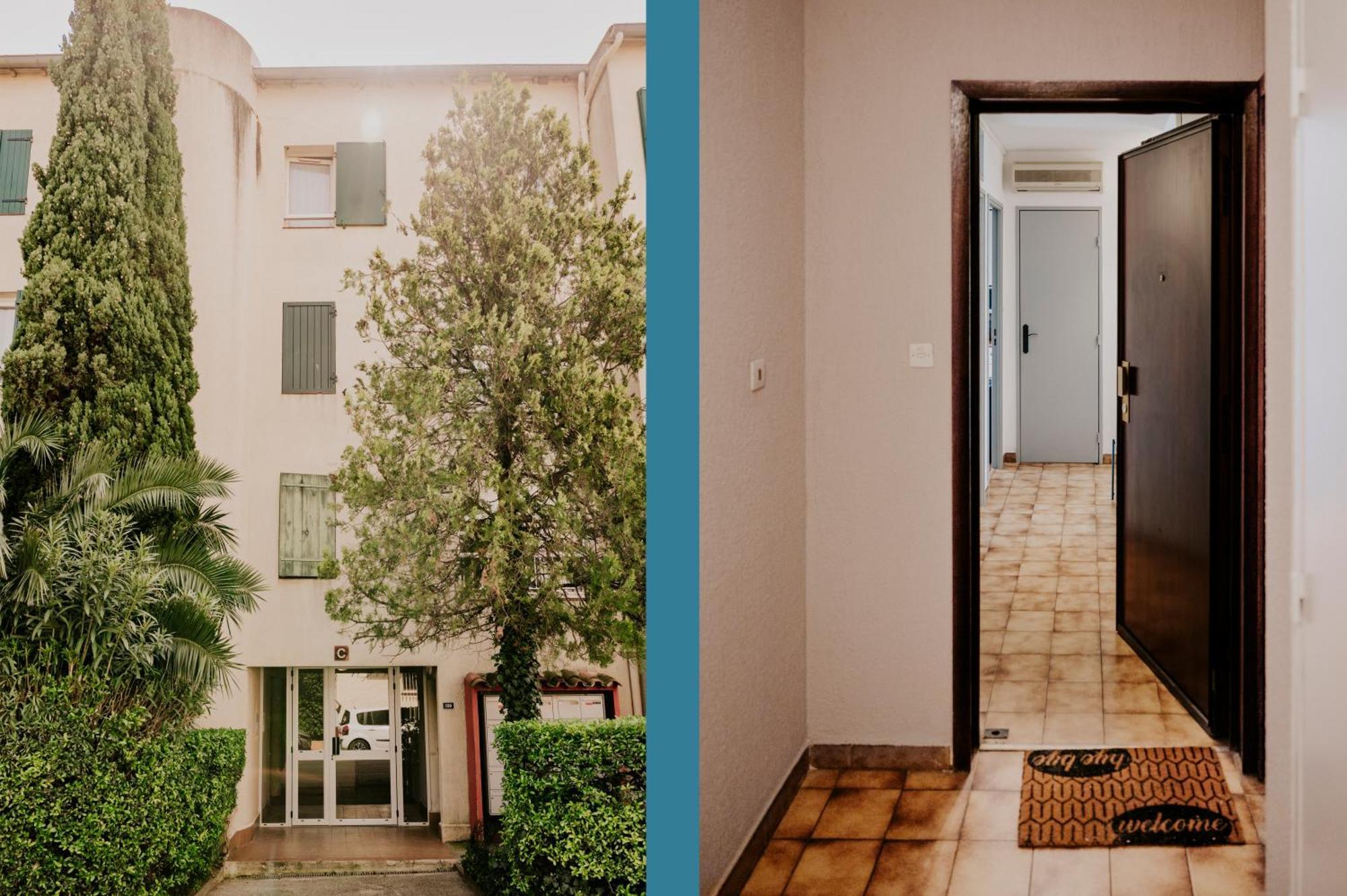 Netflix - Lit Queen Size - Terrasse Plein Sud - Climatisation - 2'Centre-Ville - 6'Mer - Parking Prive - 56M2 - L'Olivine - Offre Speciale La Londe-les-Maures Exterior foto